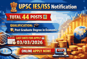 UPSC IES/ISS Notification