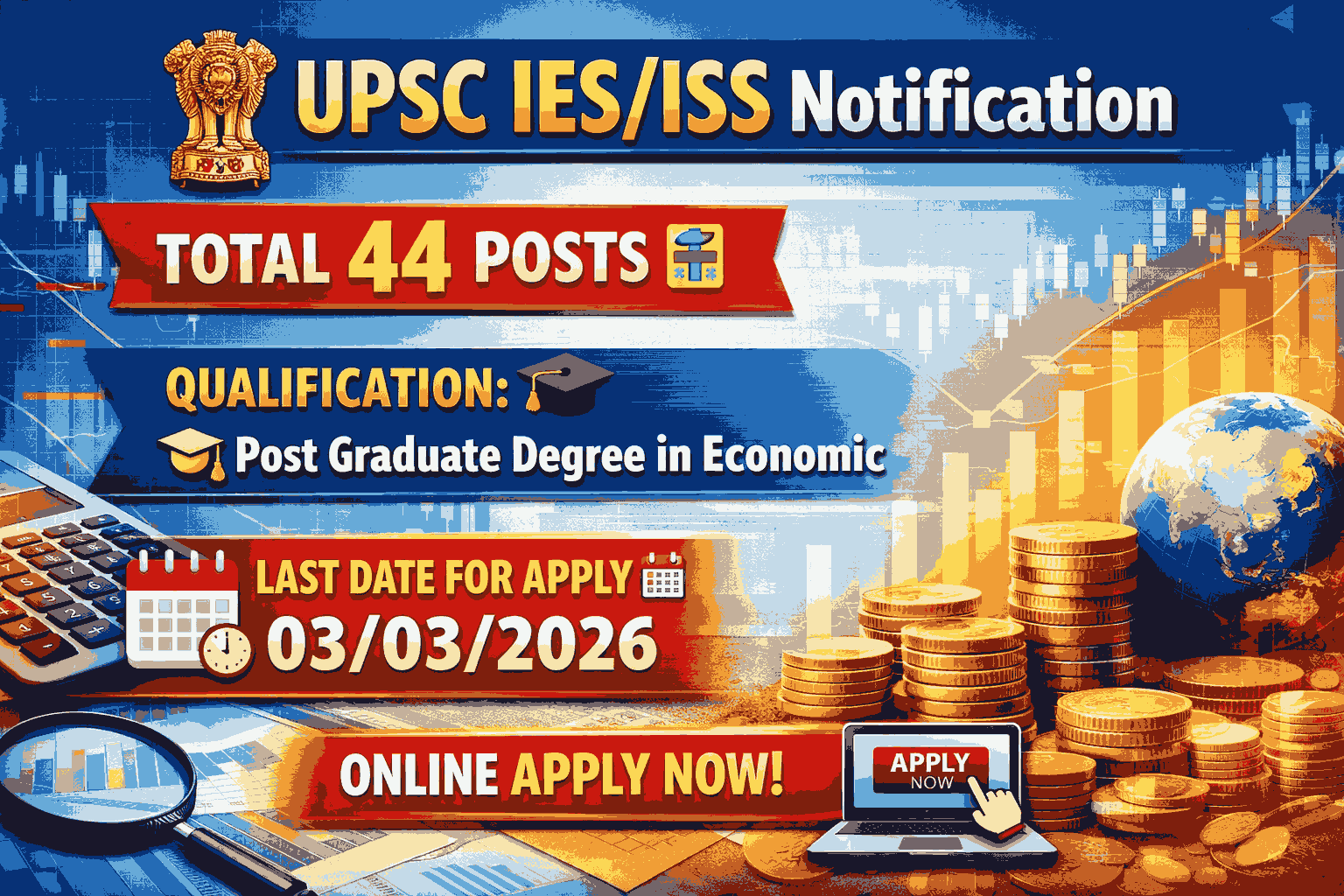 UPSC IES/ISS Notification