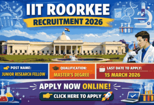 IIT Roorkee Recruitment 2026