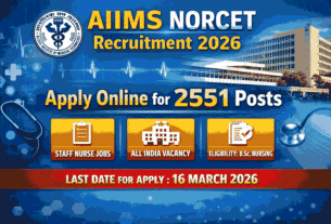 AIIMS NORCET Recruitment 2026