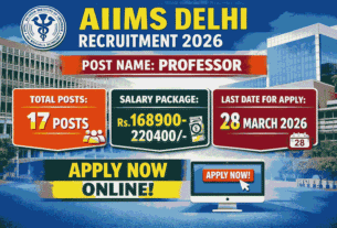 AIIMS Delhi Recruitment 2026