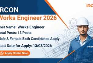IRCON Works Engineer 2026