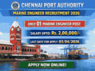 Chennai Port Authority 2026