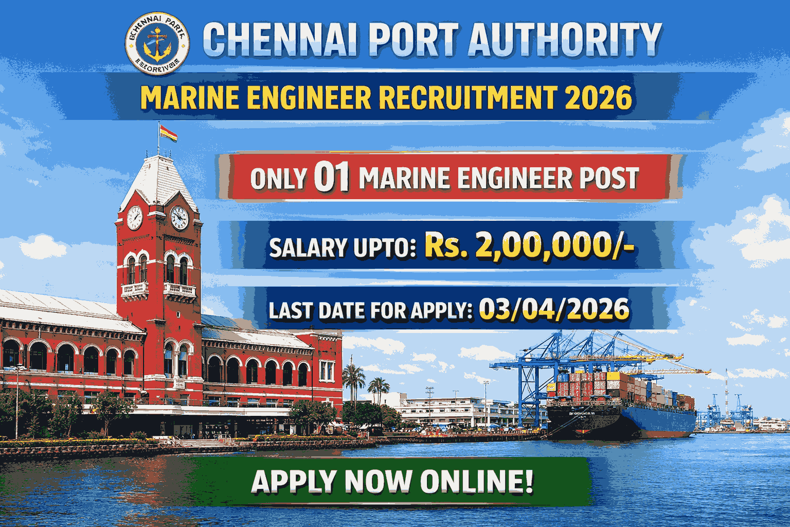 Chennai Port Authority 2026