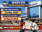 WAPCOS Expert Recruitment 2026