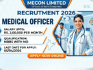 MECON Sr. Medical Officer