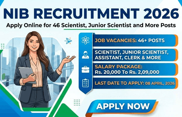 NIB Recruitment 2026 - Apply Online for 46 Posts